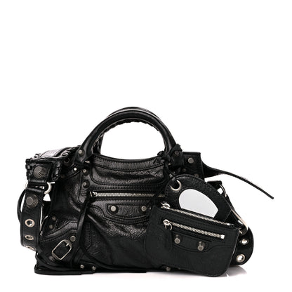 Balenciaga Agneau Arena Neo Cagole Handbag XS Black 1 of 14