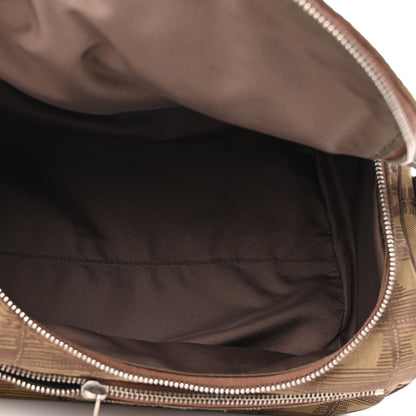Chanel Nylon Travel Cosmetic Case Brown 5 of 10