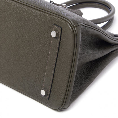 Hermes Togo Birkin 30 Vert De Gris 8 of 31