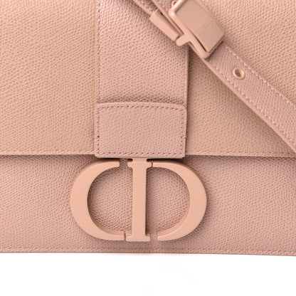Christian Dior Ultra Matte Grained Calfskin 30 Montaigne Flap Bag Blush 9 of 10