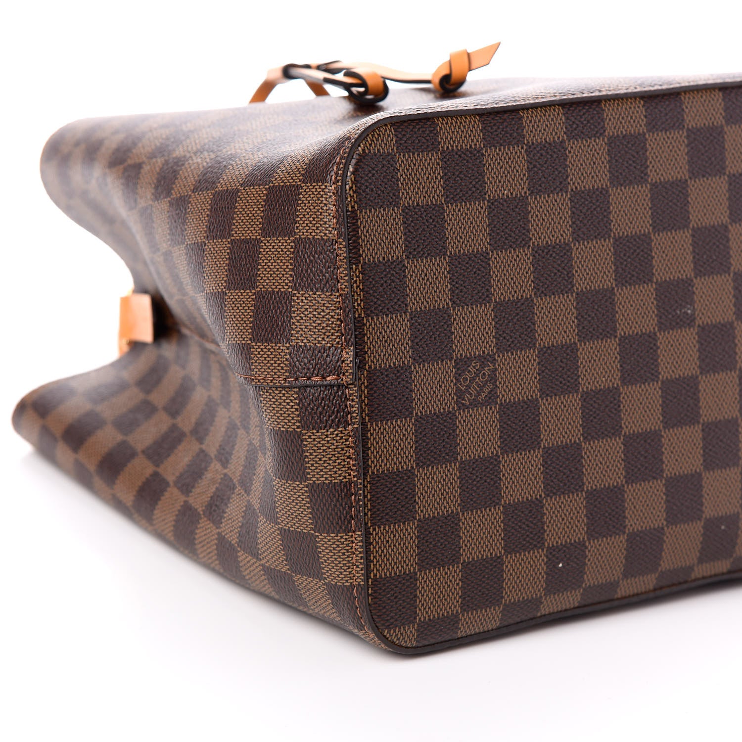 Louis Vuitton Damier Ebene Neonoe MM Safran 8 of 9