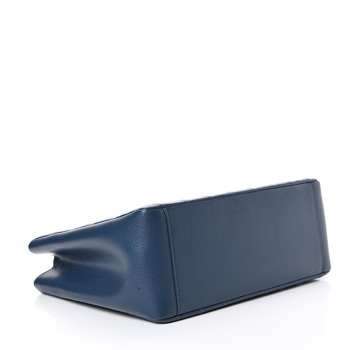 Caviar Quilted Grand Shopping Tote GST Dark Blue