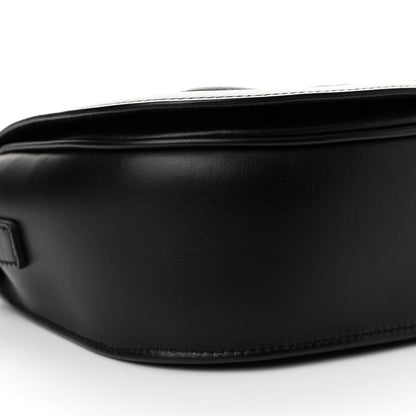 Celine Smooth Calfskin Cuir Triomphe Folco Crossbody Bag Black 9 of 12