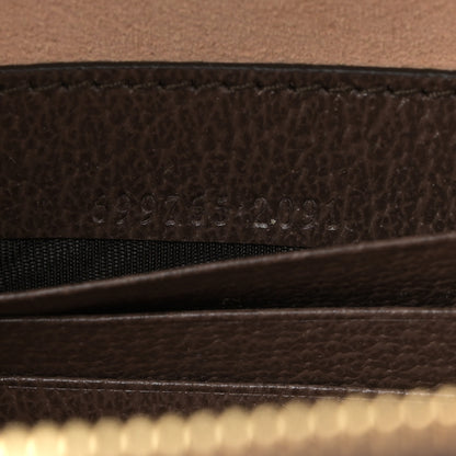 Gucci GG Supreme Monogram Textured Dollar Calfskin Web Ophidia Belt Bag 110 44 Beige Ebony New Acero 7 of 10