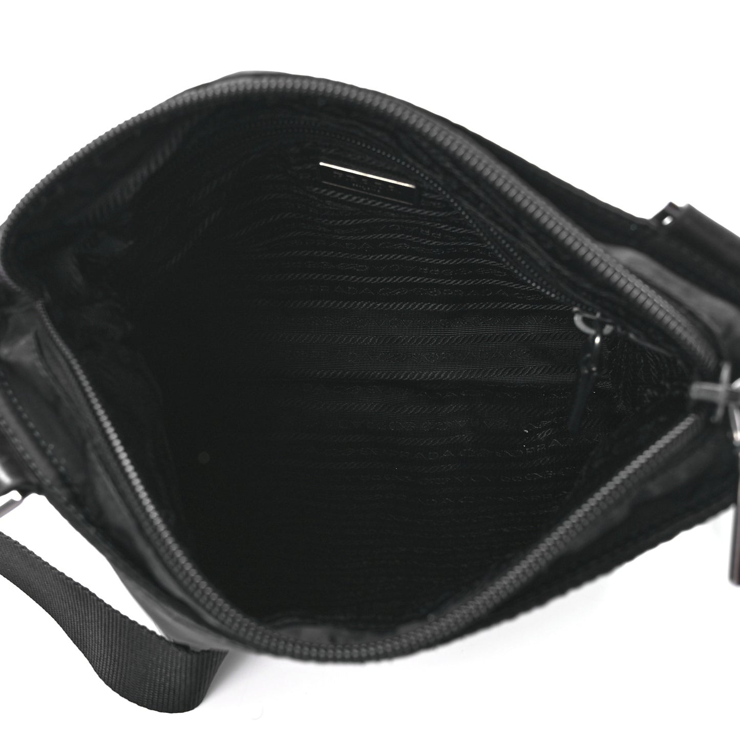 Tessuto Nylon Vela Messenger Bag Black