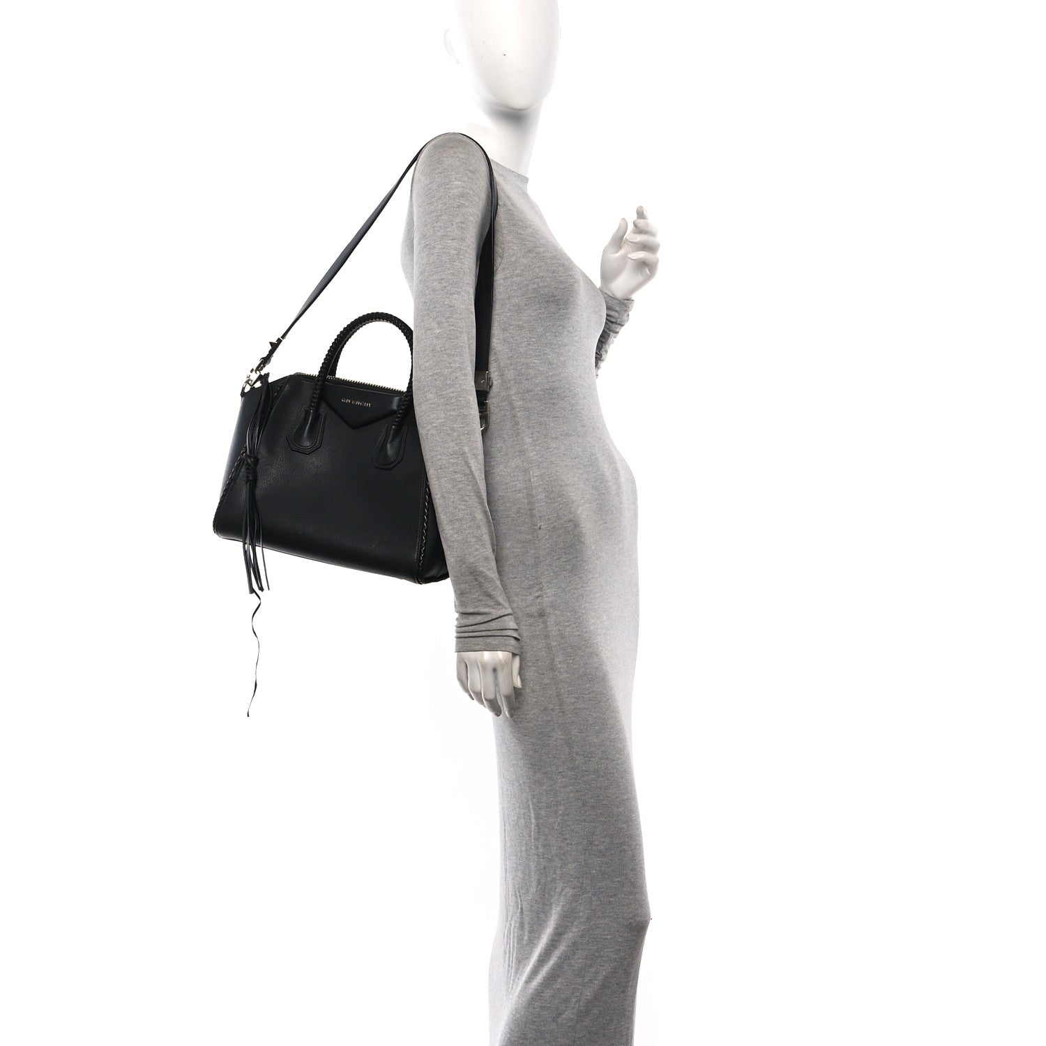 Givenchy Calfskin Braid Small Antigona Black 2 of 10