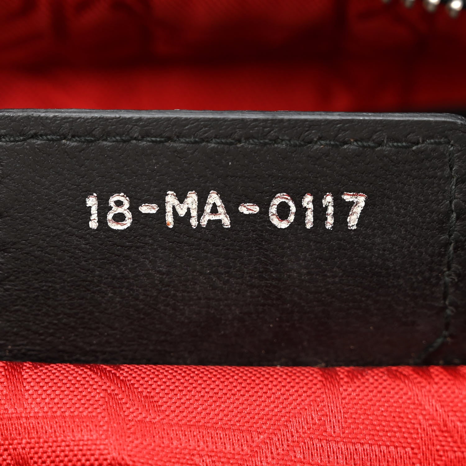 Christian Dior Lambskin Cannage Medium Lady Dior Black 7 of 13