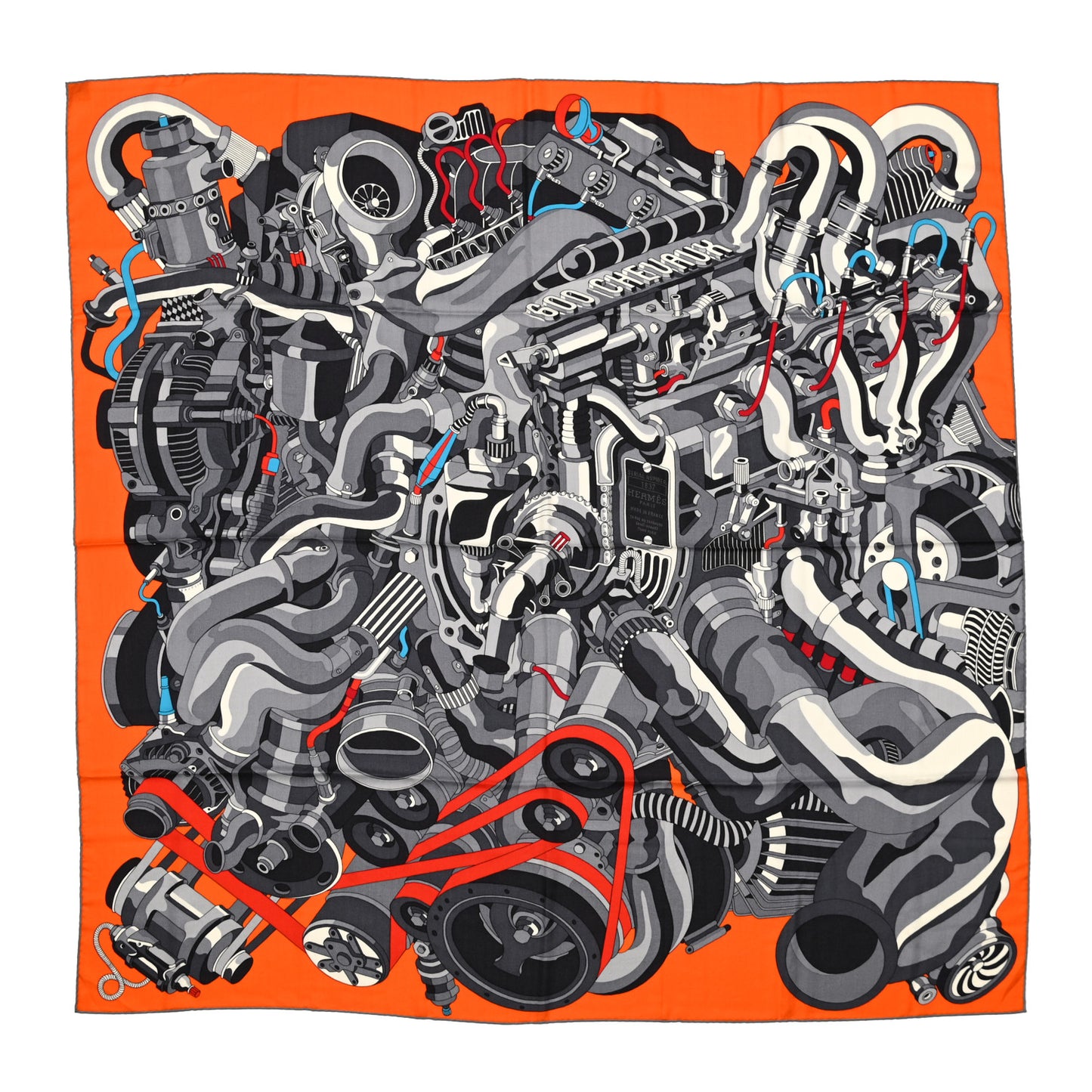 Cashmere Silk 600 Chevaux Shawl 140