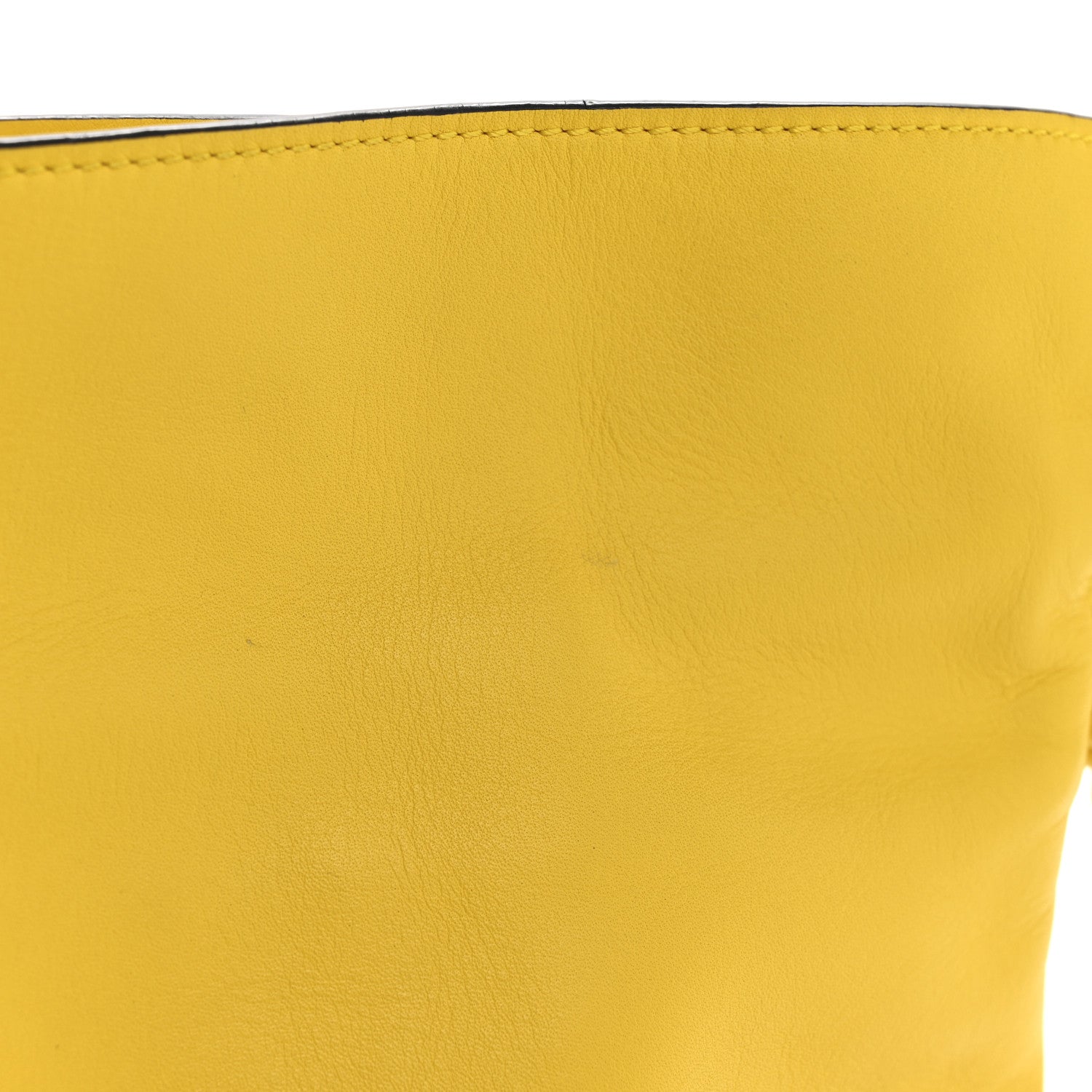 Loewe Calfskin Mini Flamenco Knot Clutch Mustard 11 of 12