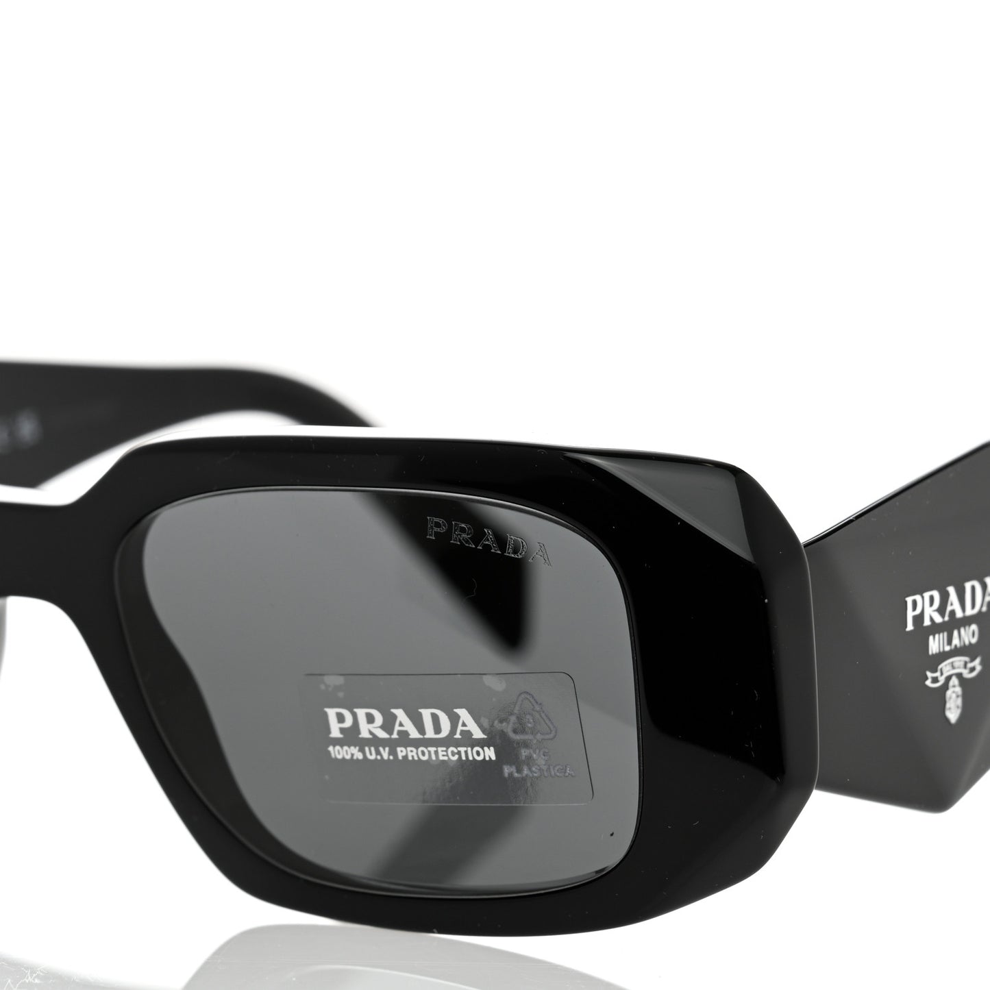 Acetate Symbole Sunglasses SPR 17W Black
