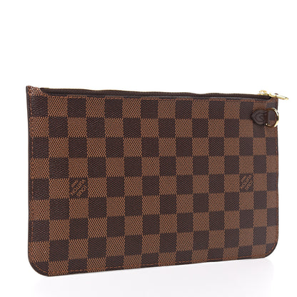 Louis Vuitton Damier Ebene Neverfull MM GM Pochette 2 of 6