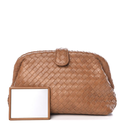 Bottega Veneta Nappa Intrecciato The Lauren 1980 Clutch Camel 2 of 8