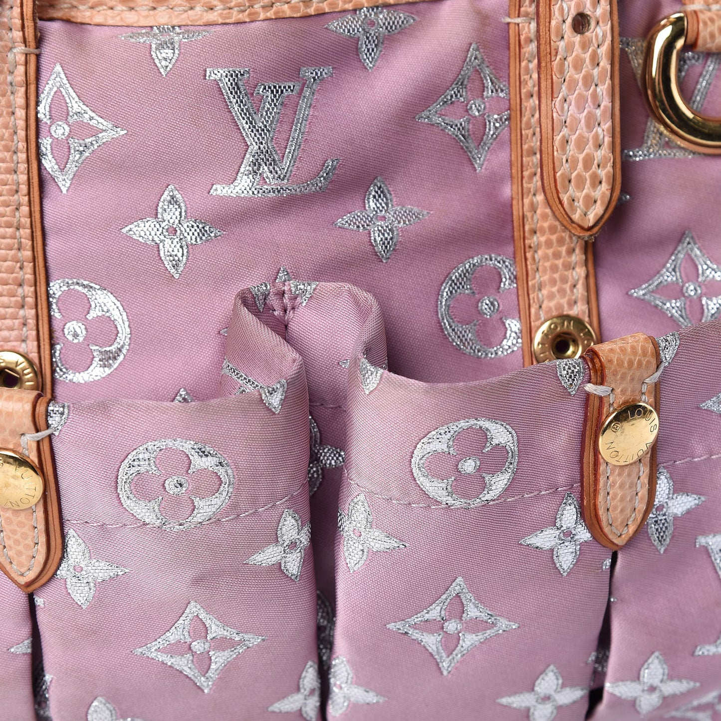 Monogram Glitter Cabas Pink