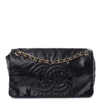 Chanel Vinyl Medium Rock and Chain Flap Black 1 of 9