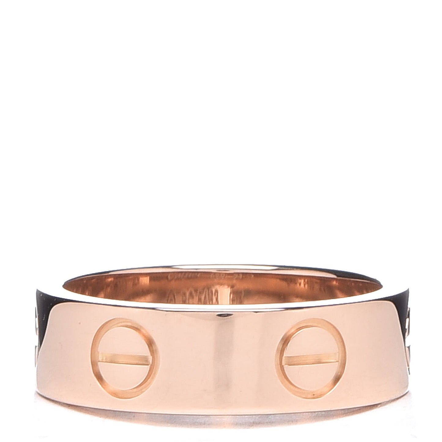 18K Pink Gold 5.5mm LOVE Ring 51 5.75