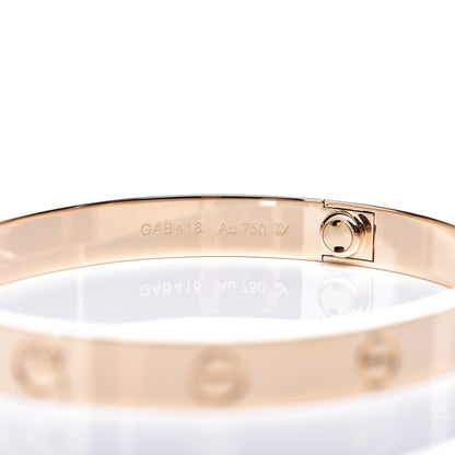 Cartier 18K Yellow Gold LOVE Bracelet 17 6 of 7