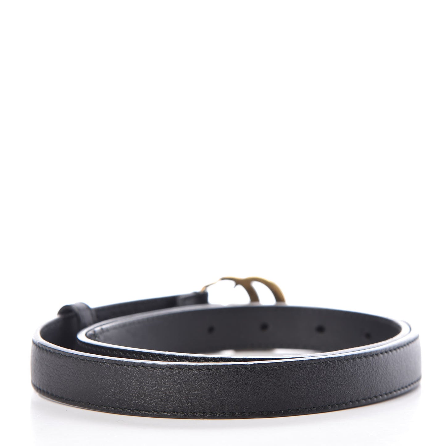 Calfskin Double G 20mm Belt 85 34 Black