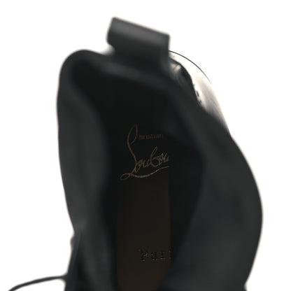 Christian Louboutin Waxed Neoprene Mens SockRoc Boots 40 Black 7 of 9