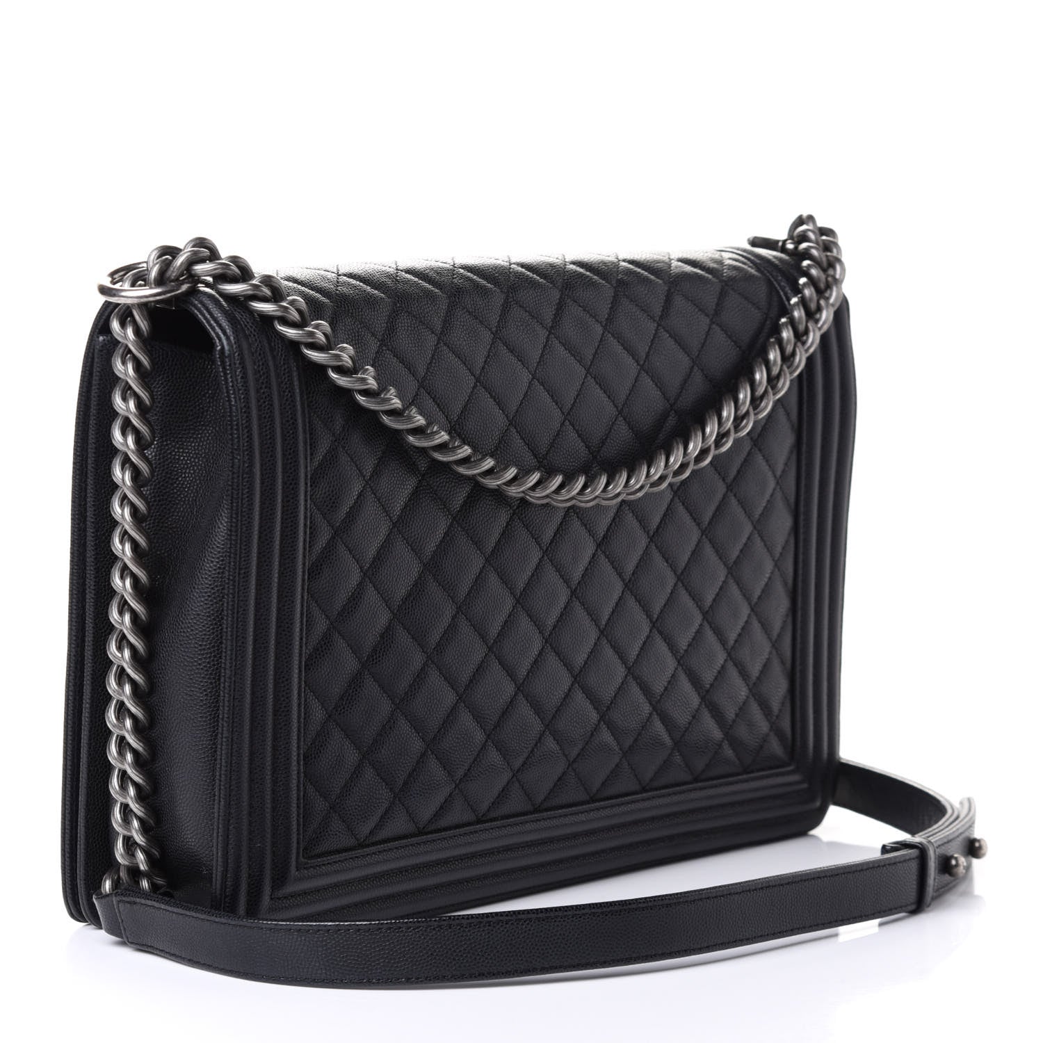 Chanel Caviar Quilted Large Boy Flap Black 5 of 9