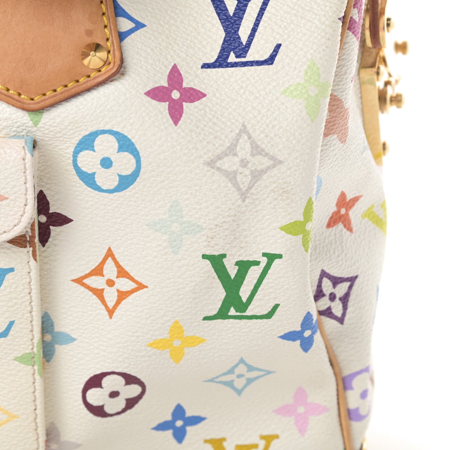 Monogram Multicolor Speedy 30 White