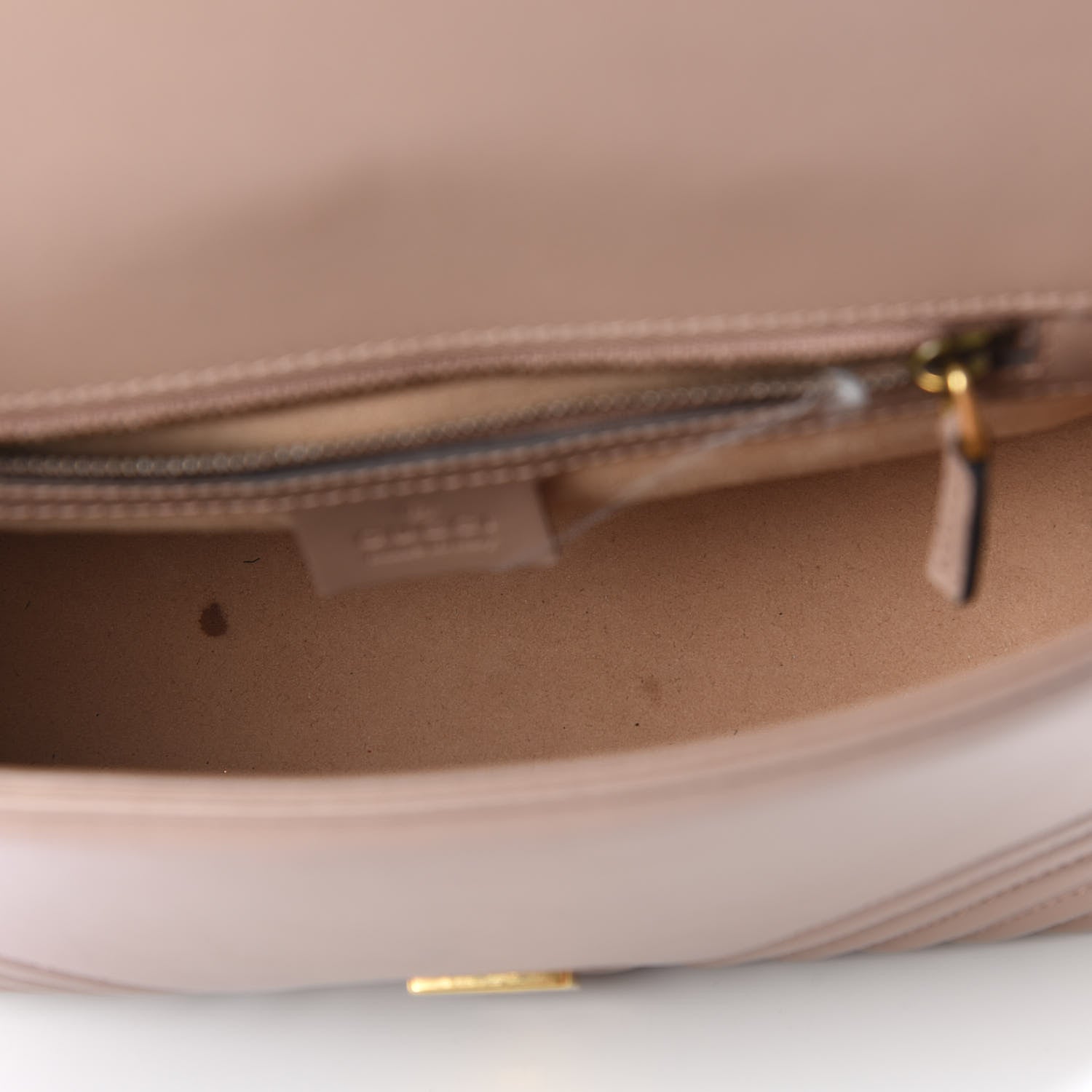 Gucci Calfskin Matelasse Small GG Marmont Top Handle Shoulder Bag Porcelain Rose 4 of 11