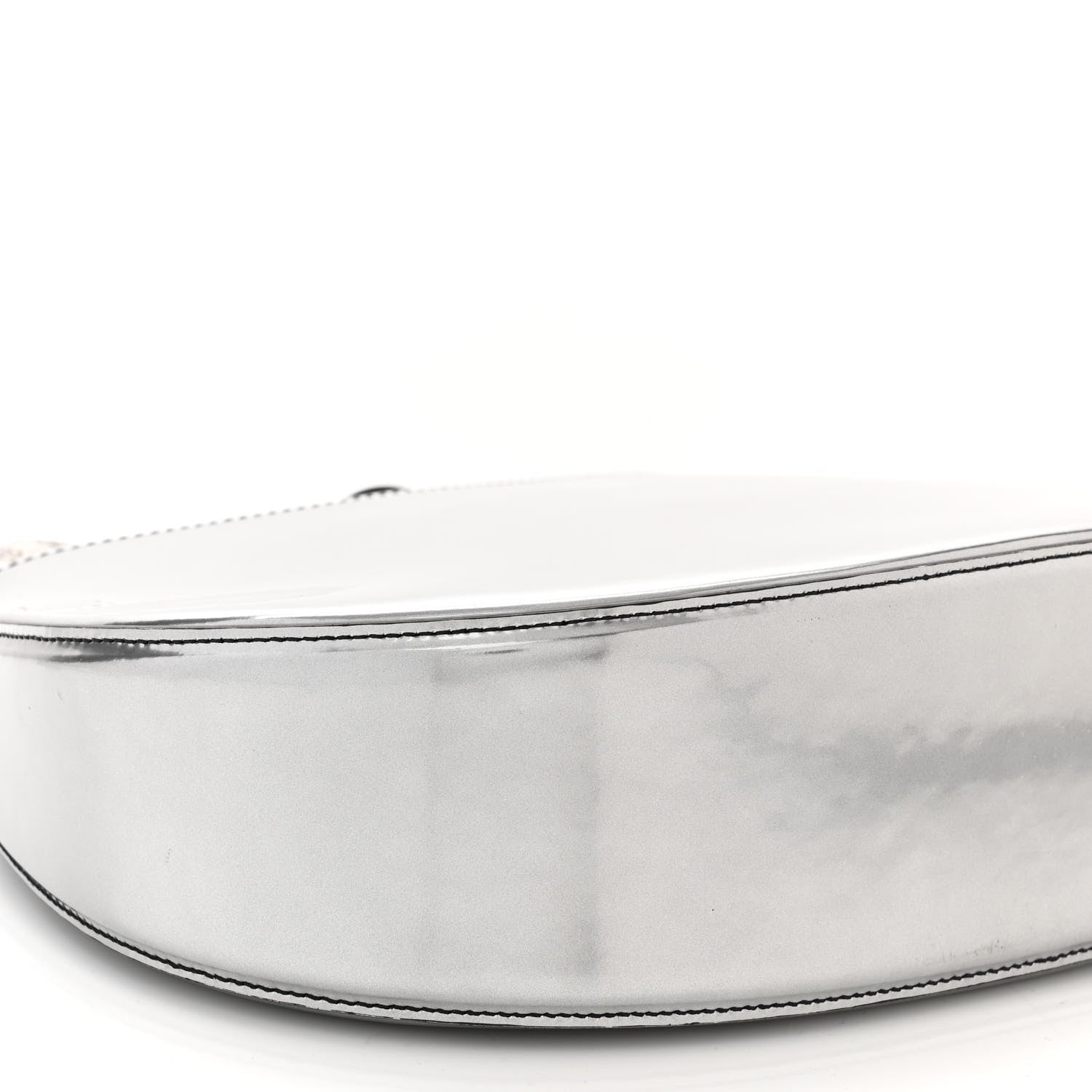 Lanvin Metallic Calfskin Cat Hobo Silver 8 of 10
