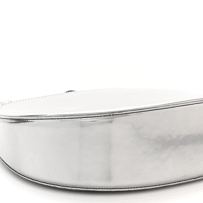 Lanvin Metallic Calfskin Cat Hobo Silver 8 of 10