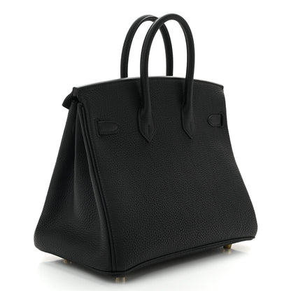 Hermes Togo Birkin 25 Black 2 of 9