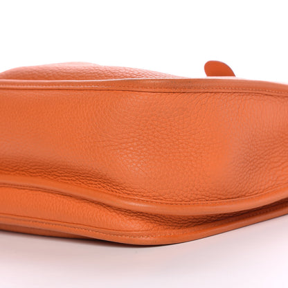Hermes Togo Evelyne III GM Orange 10 of 14