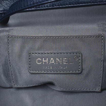 Chanel Calfskin Quilted Small Urban Spirit Backpack Blue 6 of 13