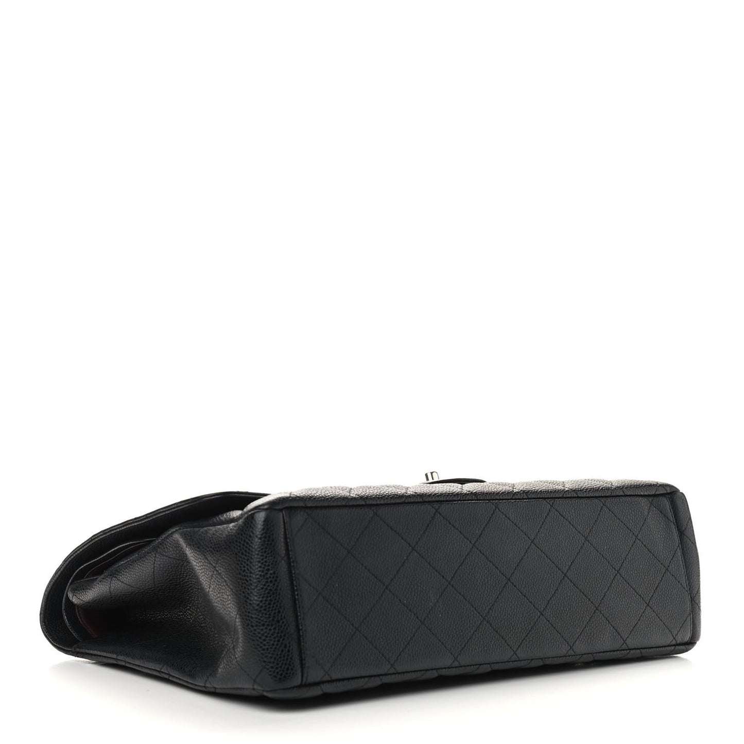 Caviar Quilted Maxi Double Flap Black