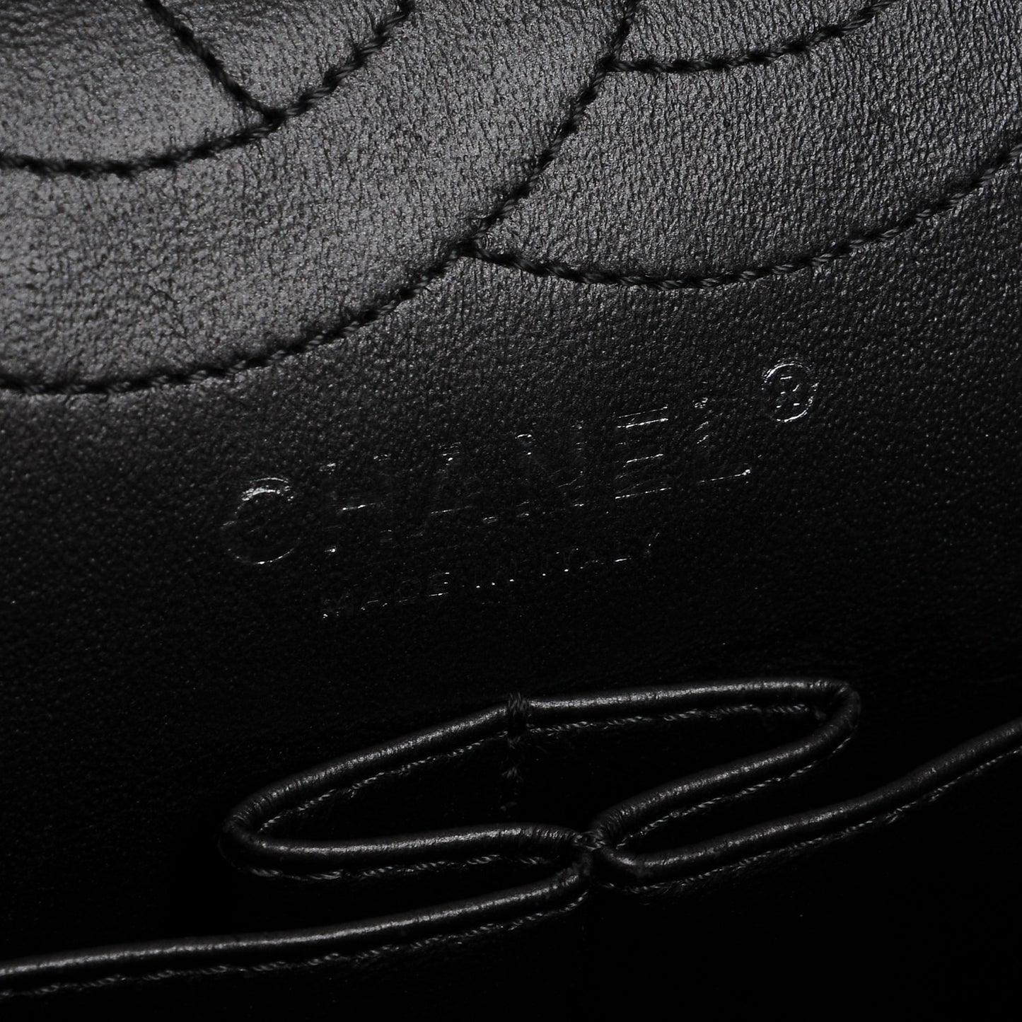 Metallic Aged Calfskin Quilted 2.55 Reissue 226 Flap Dark Silver
