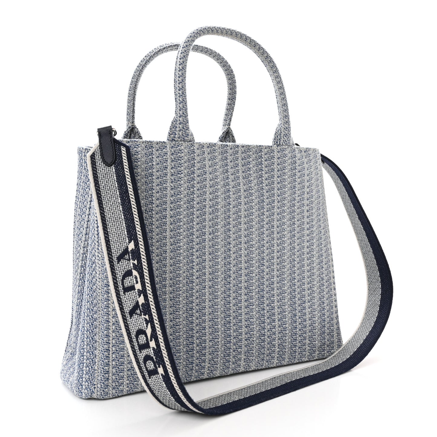 Jacquard Logo Embroidered Medium Tote Baltico Talco