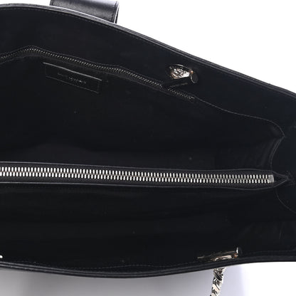 Saint Laurent Calfskin Classic Monogram Shopping Bag Black 3 of 4