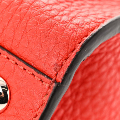 Fendi Cuoio Romano Selleria Medium Peekaboo X-Lite Fiamma Rosso 11 of 12