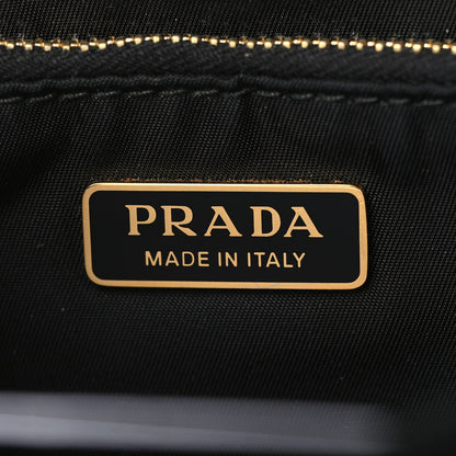 Prada Tessuto Nylon Padded Chain Shoulder Bag Black 6 of 9