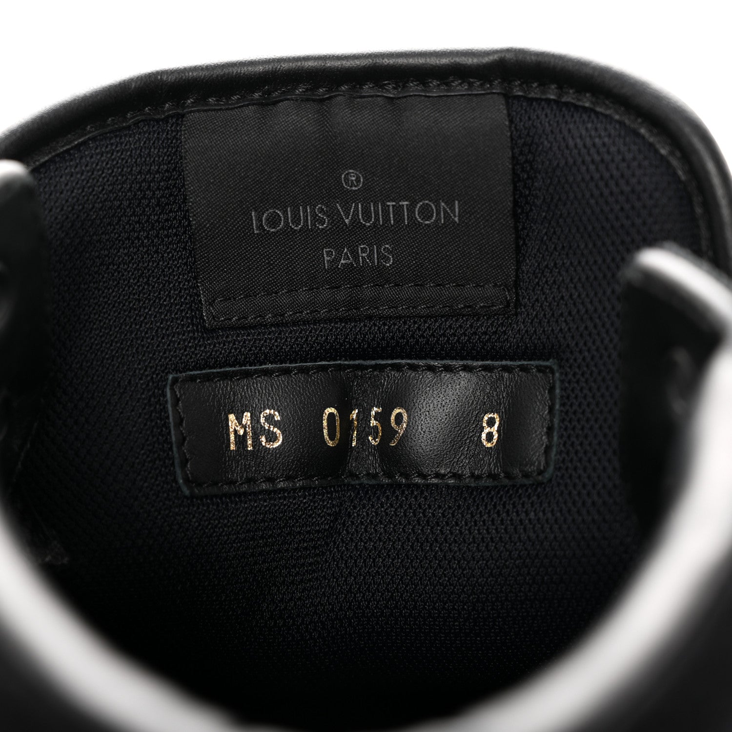 Louis Vuitton Suede Monogram Mens Rivoli High Top Sneakers 8 Black Multicolor 8 of 12