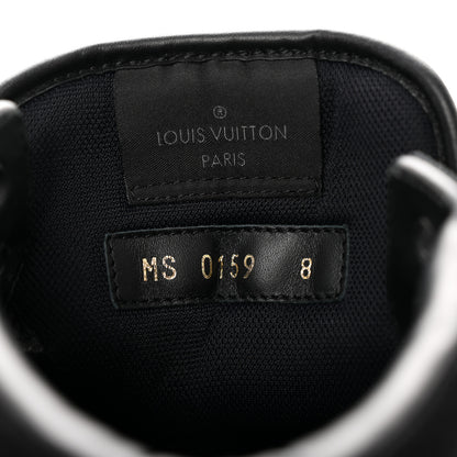 Louis Vuitton Suede Monogram Mens Rivoli High Top Sneakers 8 Black Multicolor 8 of 12