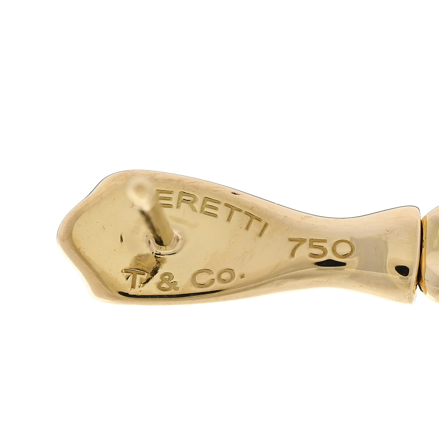 18K Yellow Gold Elsa Peretti Snake Earrings