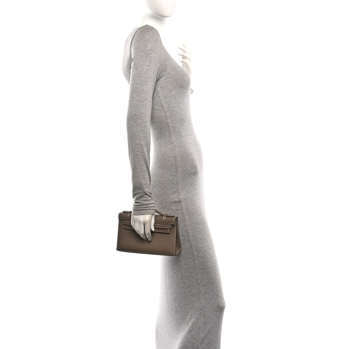 Swift Kelly Pochette Clutch Etoupe