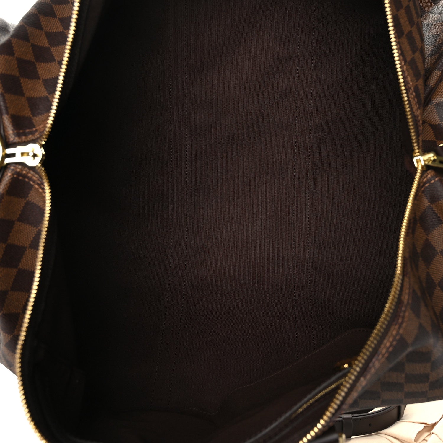 Louis Vuitton Damier Ebene Keepall Bandouliere 55 5 of 10