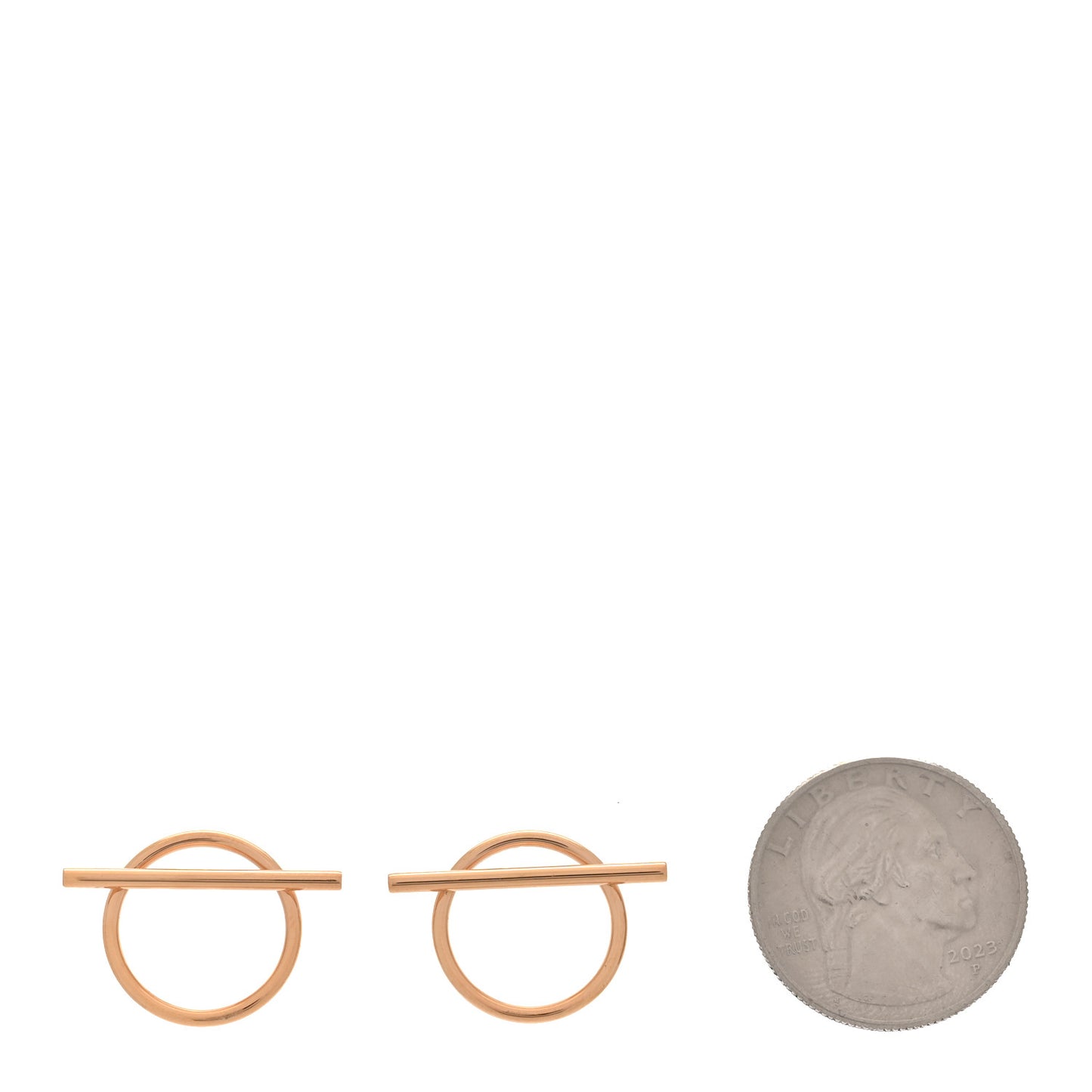 18K Rose Gold MM Echappee Earrings
