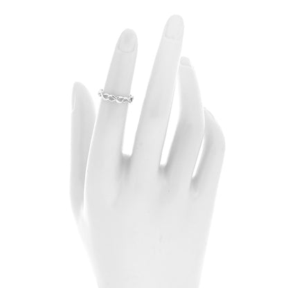 Tiffany Sterling Silver Narrow Infinity Band Ring 46 3.75 2 of 5