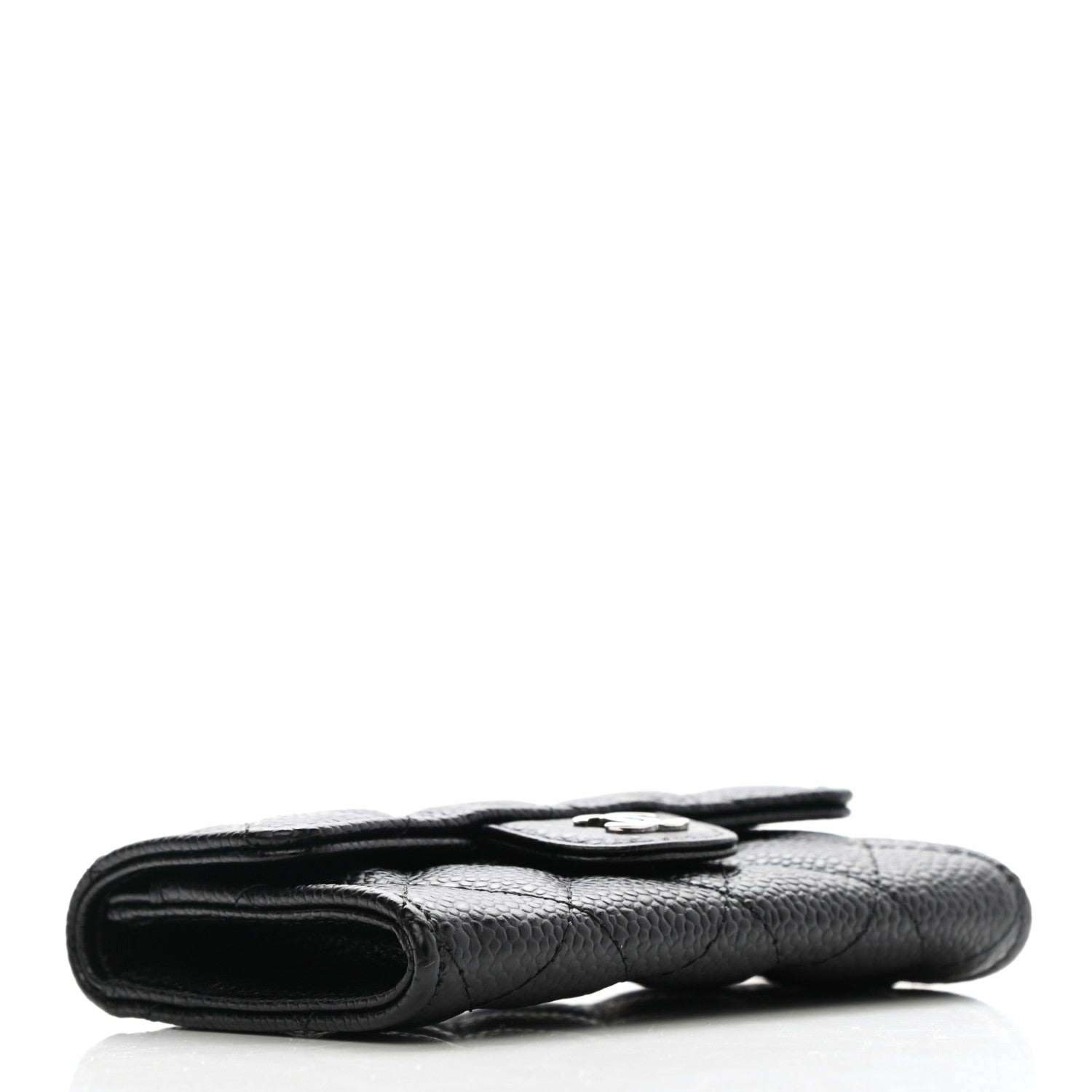 Chanel Caviar Quilted Flap Card Holder Black 4 of 8