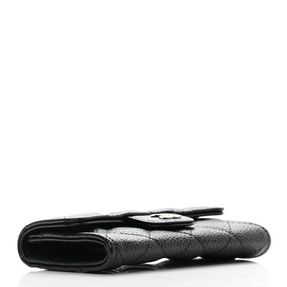 Chanel Caviar Quilted Flap Card Holder Black 4 of 8