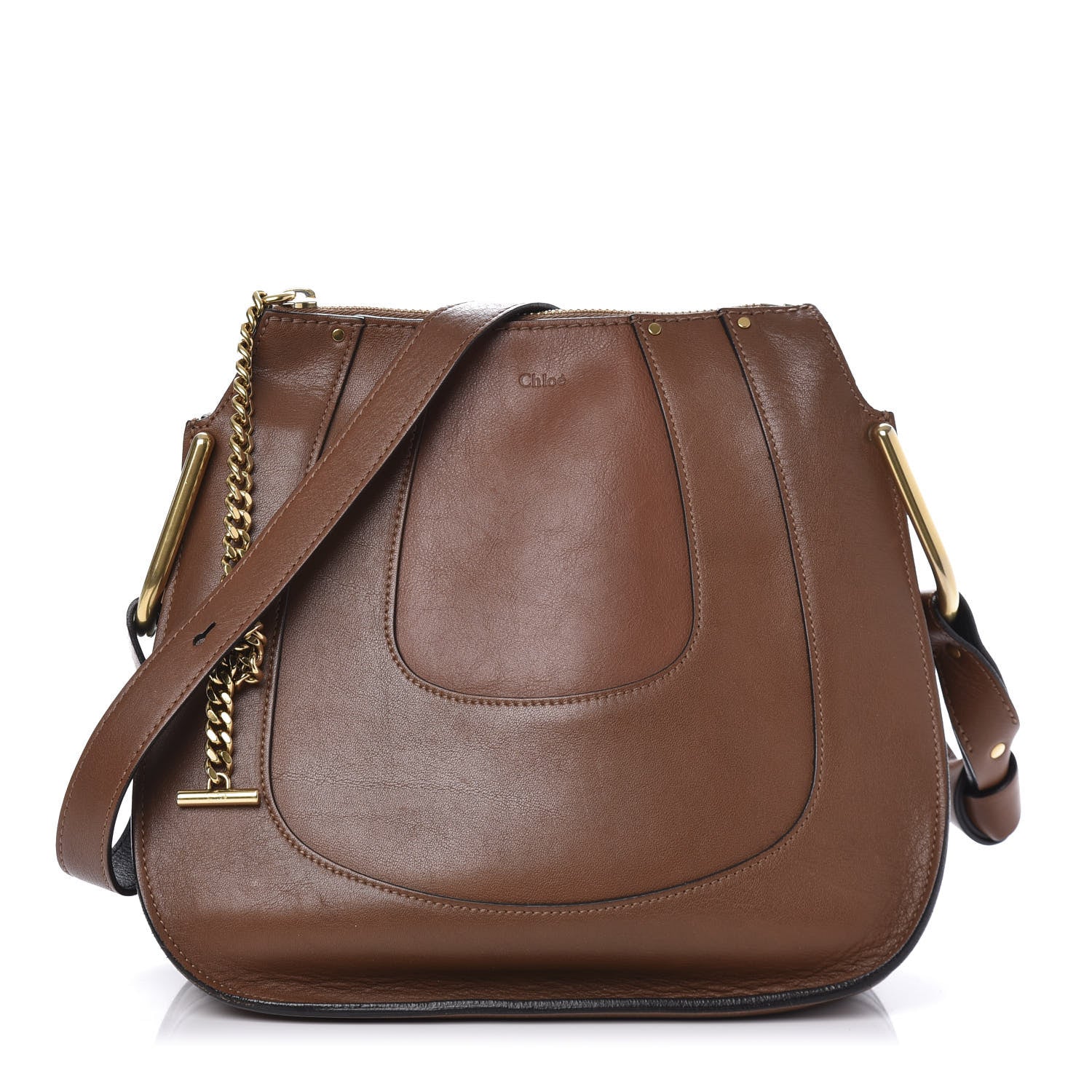 Chloe Calfskin Small Hayley Hobo Tan 1 of 9