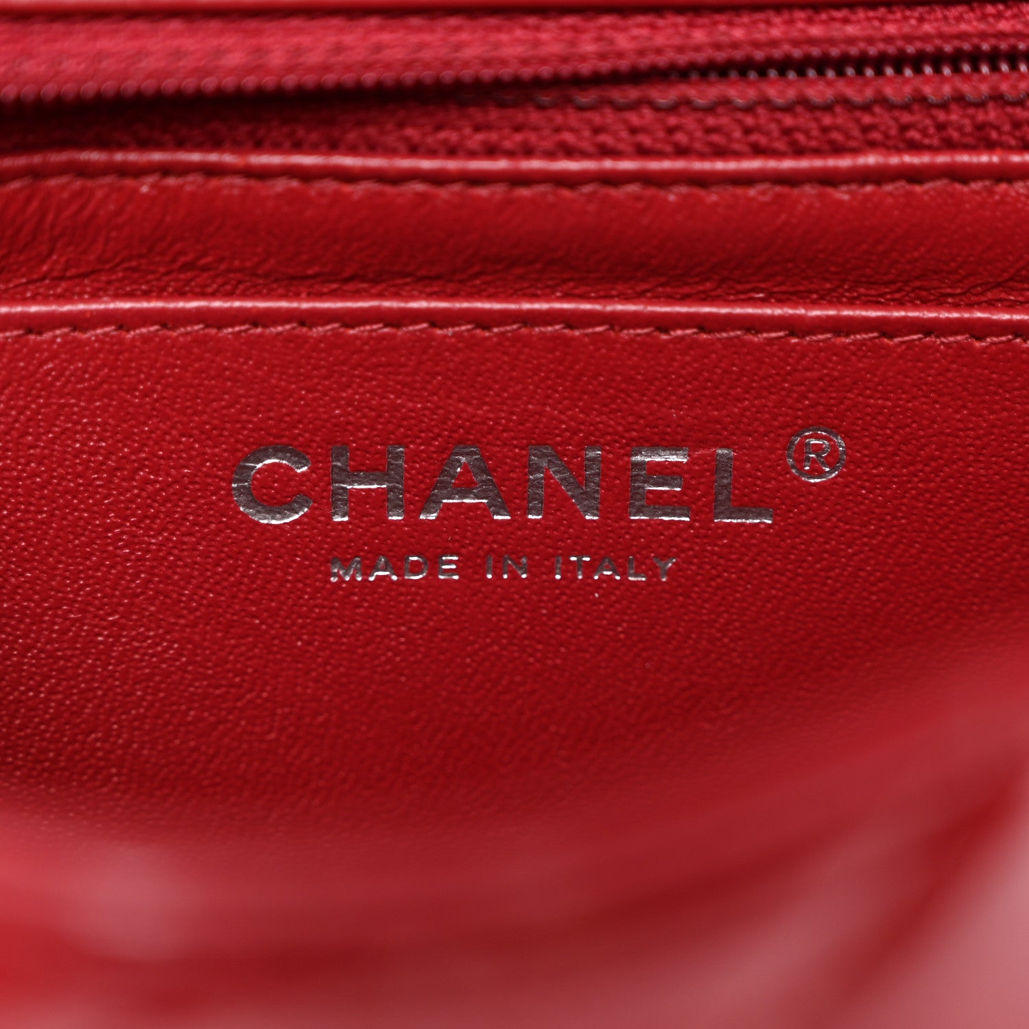 Chanel Patent Calfskin Quilted Mini Rectangular Flap Dark Red 6 of 11