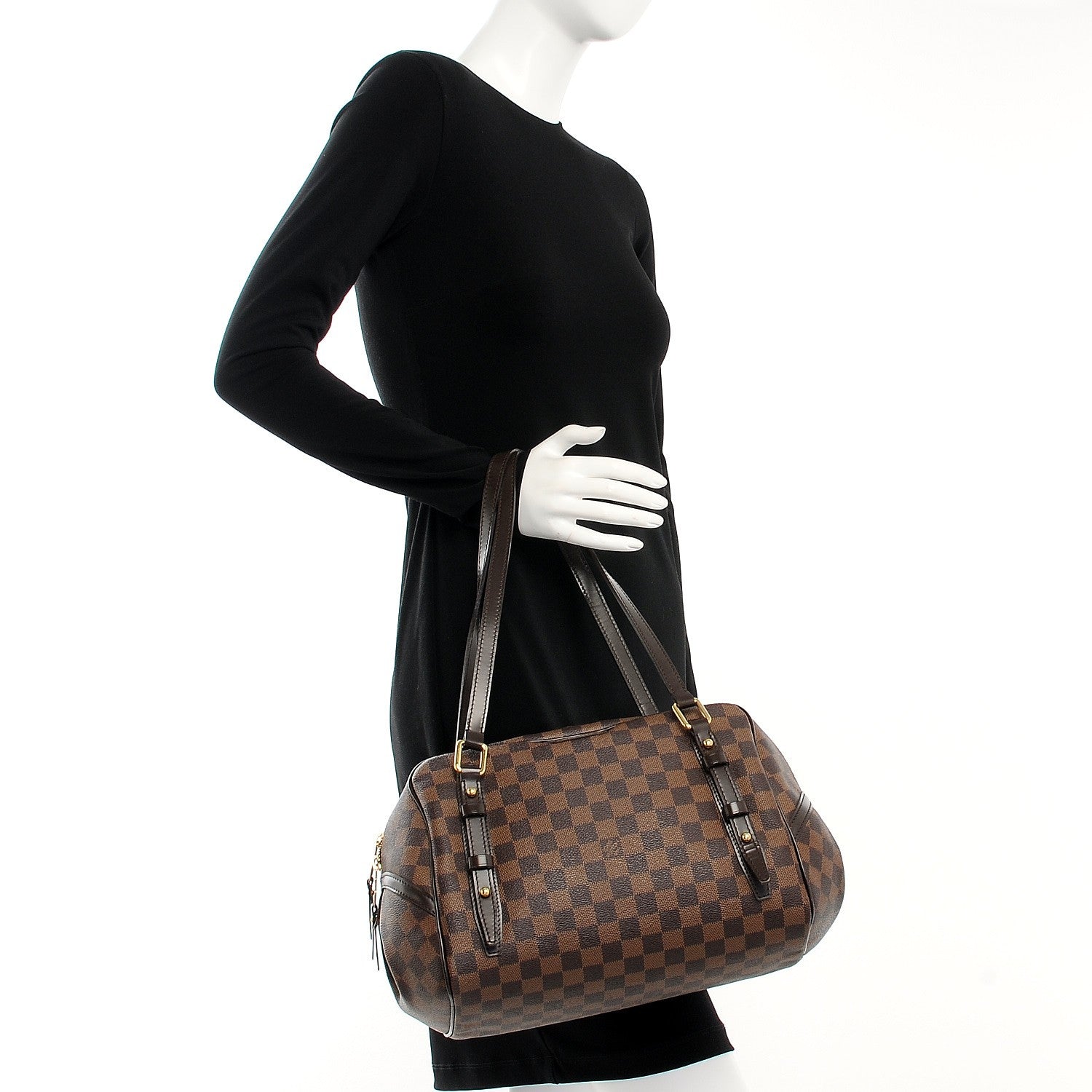 Louis Vuitton Damier Ebene Rivington GM 2 of 7