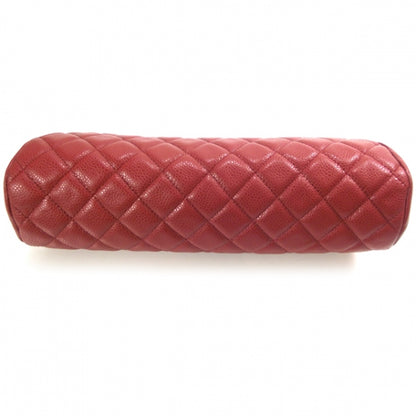 Chanel Caviar Quilted Timeless Clutch Red 4 of 10