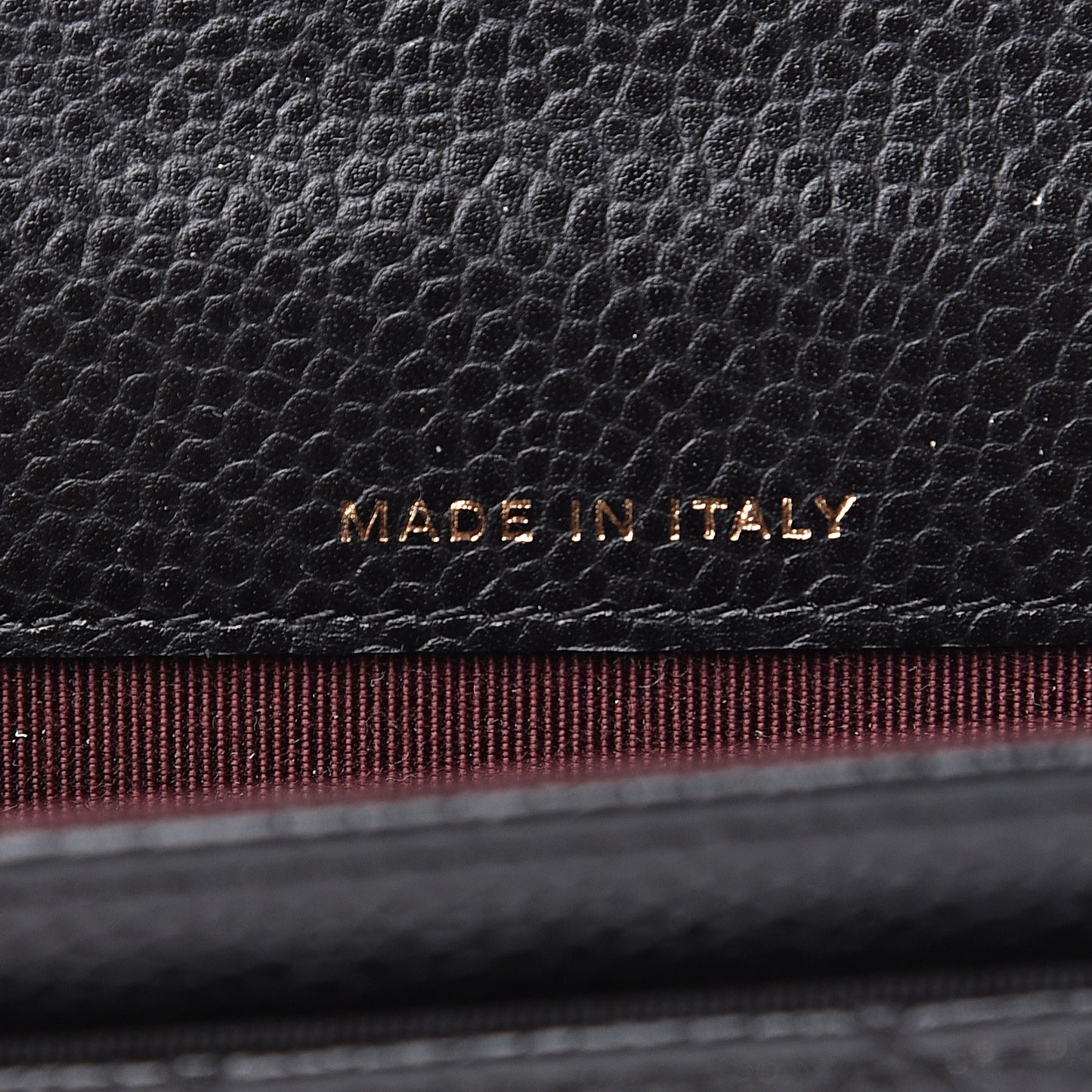 Caviar Quilted Flap Card Holder Black